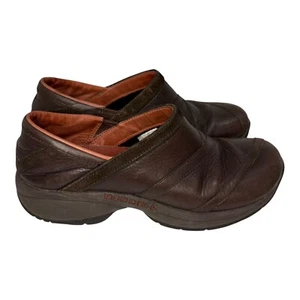Zoccoli comodi Merrell da donna in pelle marrone taglia 8 scarpe casual - Foto 1 di 14