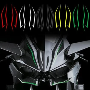 4PCS Motorcycle Fairing Stickers Headlight Decal for Kawasaki Ninja NINJA400 - Picture 1 of 12