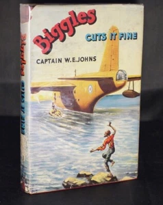 W.E. Johns Biggles Cuts It Fine First Edition in D/J 1954 - Imagen 1 de 10