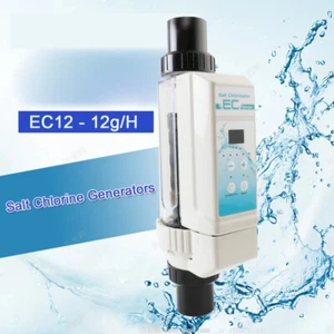 12g/h Salt Water Pool Chlorine Generator System Chlorinator for 16000 Gallon - Picture 1 of 14