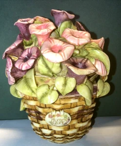 Longaberger EXKLUSIVER Harmony Kingdom Morning Glory Korb - Neu im Karton - KOSTENLOSER VERSAND!!! - Bild 1 von 9