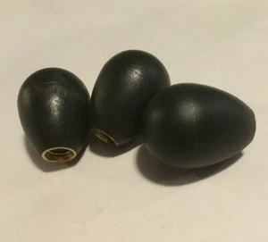 3 - FABRICANTE DE EQUIPOS ORIGINALES Husqvarna 532440639 KNOB ovalado cónico negro - NUEVO - Imagen 1 de 2