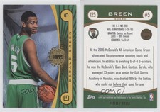 2005-06 Topps First Row Gold /100 Gerald Green #125 Rookie RC