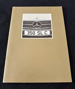 1972 Mercedes Benz 1st Ever 350SLC Coupe GERMAN Sales Brochure C107 SLC Catalog - Picture 1 of 10