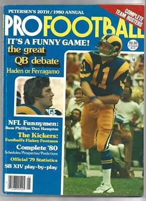 1980 Petersen's Pro Football Annual Haden/Ferragamo Foto 1 de 2
