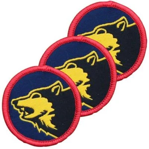 104 LOGISTICS BRIGADE TRF 104 LOG BDE TRF FLASH WOLFS HEAD 3X TRF PACK - Picture 1 of 2