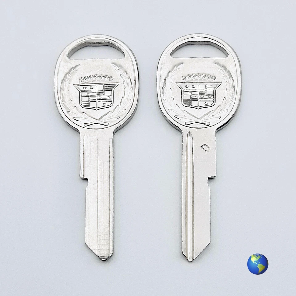 原装 B51-D 徽章钥匙坯适用于凯迪拉克、吉姆西、庞蒂亚克等(1 键) — 第 1/4 张图片