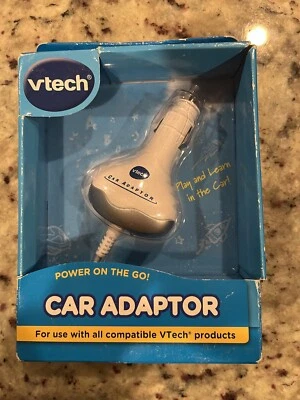 VTech - Car Power Adapter / Cord - MobiGo, VReader, Vsmile, Pocket Motion NEW - Image 1 of 2