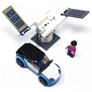 Lego Train City EV Charging Station Electric Car Vehicle Cargo from 60336 NEW - Picture 1 of 8