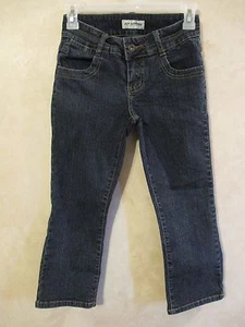 Girls Hot Bottoms Size 3-4 Stretch Denim Blue Jeans Pants - Picture 1 of 11