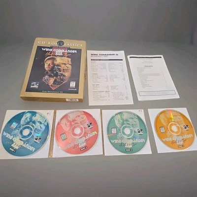 Wing Commander III: Heart of the Tiger (1997) Electronic Arts (4) CD-ROM PC Game - Image 1 of 4