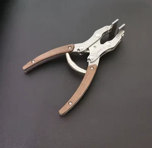 Alicates planos de cuero Nattools de acero inoxidable profesionales hechos a mano hágalo usted mismo j - Imagen 1 de 5