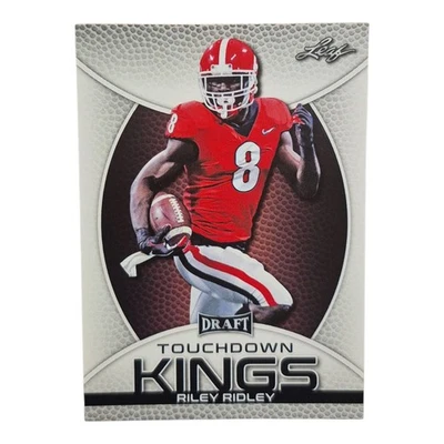 2019 Leaf Draft - Touchdown Kings Riley Ridley #83 (RC) - Image 1 of 2