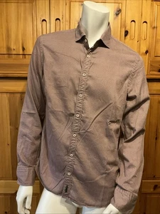 Marc O´Polo Herren Hemd Freizeithemd Shaped Fit Modern Gr. 39/40 Rot Muster - Bild 1 von 7