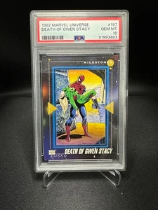 1992 MARVEL UNIVERSE - Death Of Gwen Stacy - PSA 10 - Population 17 - #197 - Picture 1 of 4