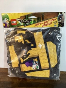 Lego The Batman Movie Happy Birthday Banner Party Supplies Decorations - Picture 1 of 7