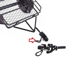 Kit fibbia gancio rimorchio per auto cingolata 1/10 assiale SCX10 90046 Traxxas TRX4 RC - Foto 1 di 14