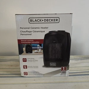 Black+Decker 1,500-Watt Electric Personal Ceramic Space Heater BHDC201 New - Picture 1 of 5