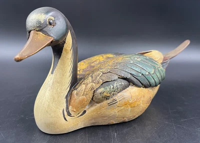 Anatra Papera Oca portafortuna soprammobile statua statuetta MALEVOLTI firmata - Immagine 1 di 4