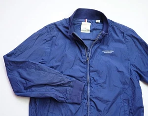 Scotch & Soda Bomber Jacket mens Cotton blend Windbreaker top size XL navy blue - Picture 1 of 13