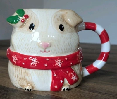 Novedad Navidad Conejillo de Indias 3D Taza Té Café Preparación Navidad Idea de Regalo Totalmente Nuevo - Imagen 1 de 4