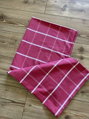 Tischdecke TCM Tchibo rot weiß kariert 140 x 180 cm Landhausstil wie NEU - Bild 1 von 2