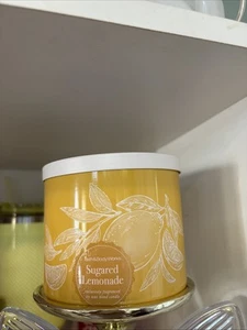 Bath & Body Works Sugared Lemon zest 3 Docht Kerze 2025 - Bild 1 von 5