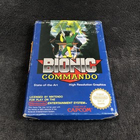 Nintendo NES Bionic Commando EEC Good Condition