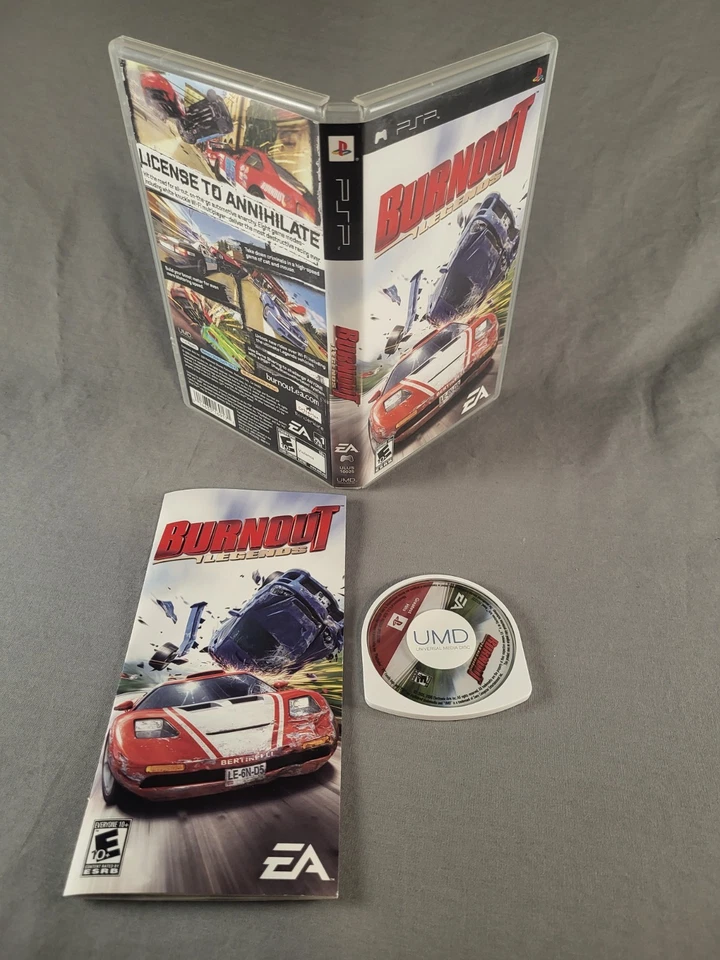Burnout Legends, PSP, Complete, Authentic! [Greatest Hits Disc] - Image 1 of 1