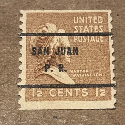 SAN JUAN PUERTO RICO EE. UU. PREACNEL TIPO 61 SC 840 1,5 CENTAVOS PREXY PBA Foto 1 de 2