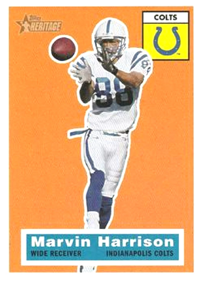 2001 Topps Heritage #64 Marvin Harrison Indianapolis Colts HOF - Image 1 of 1