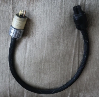 PURE NOTE SIGNATURE USA MAINS CABLE AUDIOPHILE VALVE & SOLID STATE AMP CD BEAUTY - Image 1 of 4