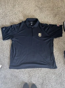 Antigua Golf Shirt Black Polo XXL - Picture 1 of 4
