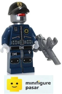 tlm025 Lego The Lego Movie 70801 - Robo SWAT Minifigure w Blaster - New - Picture 1 of 1