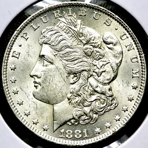 1881-O $1 Morgan Silver Dollar - New Orleans  RC614 - Picture 1 of 2