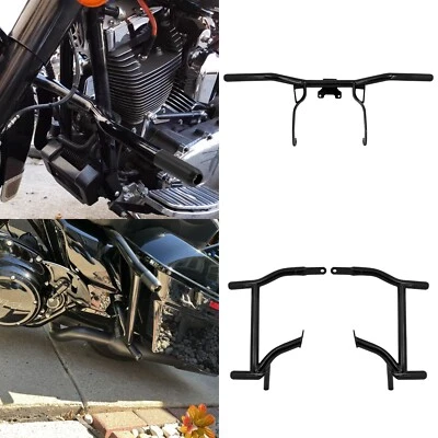 Защита двигателя и седельная сумка 1,25 дюйма для Harley 2014-2023 Touring Road Glide - Изображение 1 из 4