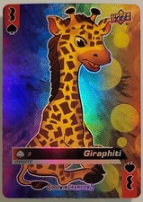 2021 Upper Deck Goodwin Champioks Playing Cards Giraphiti