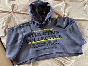 Under Armour Damen Cropped Hoodie Frauen Sport Training Fitness Small Neu mit Etikett - Bild 1 von 3