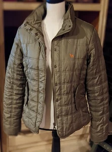 BONGO womens olive green puffer jacket - size M (no hood) - great condition - Picture 1 of 7