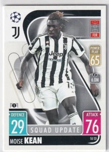 Topps Match Attax Champions League Extra 21/22 SU 33 Moise Kean - Picture 1 of 1