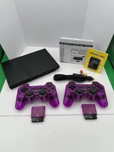 PlayStation 2 PS2 Console Slim USA Shipping MINT condition BUNDLE! + Accessories - Picture 1 of 7