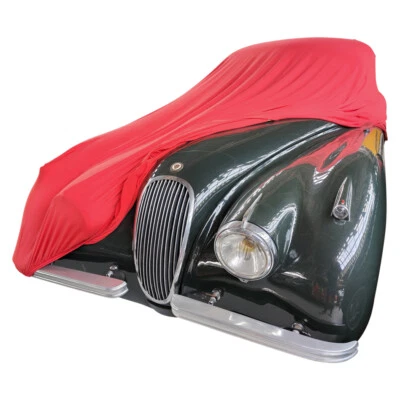 Indoor car cover fits Jaguar XK120 bespoke Maranello Red cover Without mirror... - Image 1 of 4