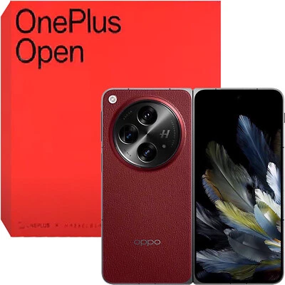 OnePlus Open 5G Apex Ed Carmesí 1 TB + 16 GB Doble SIM Desbloqueado de fábrica GSM NUEVO Foto 1 de 4