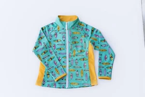 King of Redonda JoJo Full Zip Rash Guard Size 8 - Picture 1 of 2