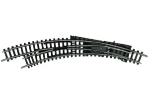N Scale Track - 14956 - MiniTrix - Curved Left Turnout - Picture 1 of 1