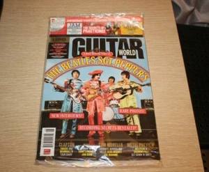 THE BEATLES Guitar World Mag June 2007 Sgt Peppers Cellophane Sealed Unopened - Picture 1 of 8