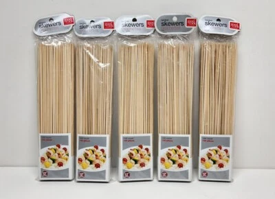 NOS Good Cook 12" Bamboo Skewer 5 -  100 Count Packs. - Image 1 of 4