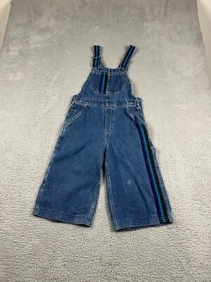 Mono con tirantes de mezclilla Lee Pipes vintage juvenil M azul jean suelto años 90 niños niños M Foto 1 de 4