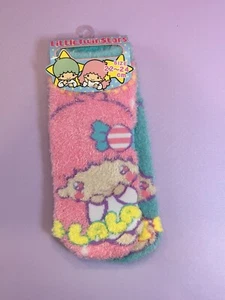 Calcetines Sanrio Little Twin Stars 22 ~ 24 25 cm Kiki y Lala de Japón - Imagen 1 de 3
