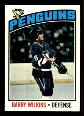 1976 Topps Hockey #102 Barry Wilkins NM - Image 1 of 2